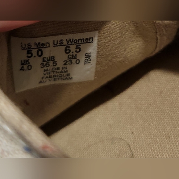 Vans Off The Wall Kahki Low Top Canvas Vans Shoes Unisex Womens 6.5 - Picture 8 of 9